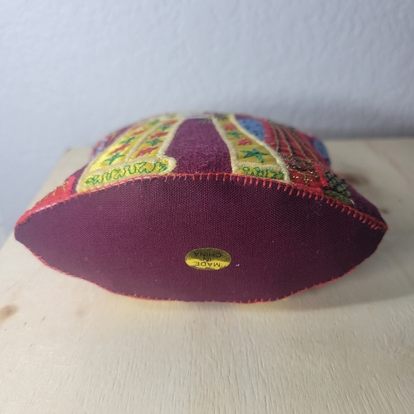 Embroidered Christmas Holy Family Nativity Scene Ornament with 3 Wise Men - Picture 8 of 10